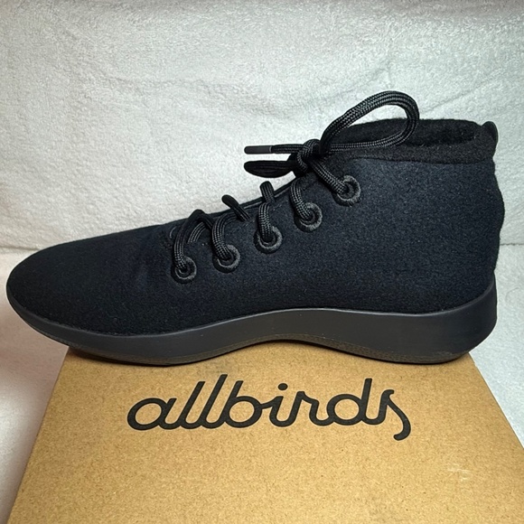 Allbirds Men’s Wool Runner-up Mizzle – Natural Black - Picture 6 of 9
